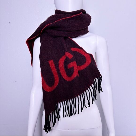 ᴇᴜᴄ ʜᴜɢᴏ ᴍᴇɴꜱᴡᴇᴀʀ ʀᴇᴅ/ʙʟᴀᴄᴋ ᴡᴏᴏʟ ꜰᴏᴜʟᴀʀᴅ ꜱᴄᴀʀꜰ - Picture 4 of 17